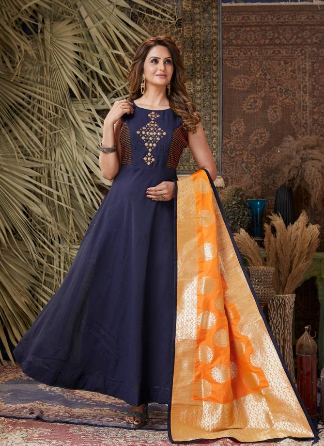 N F GOWN 018 Festive Wear Wholesale Gown Collection 